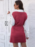 'Saira' V-Neck Sleeveless Sweater Dress - Celes Fashion